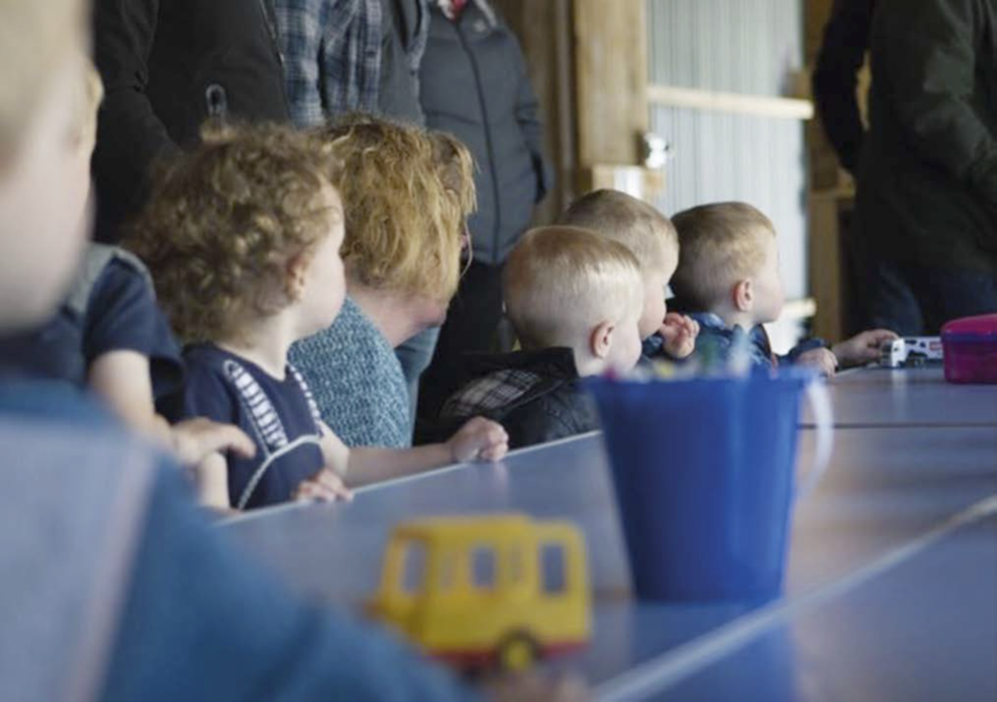 Byres Farm school children