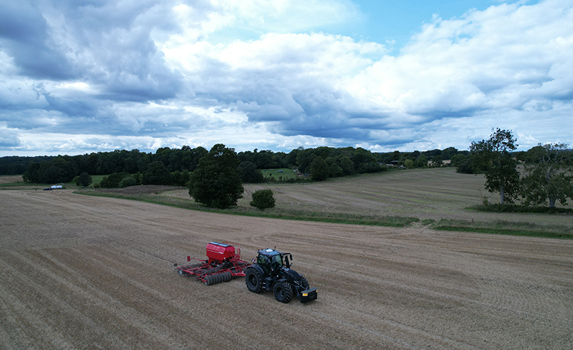 Direct Drilling Into Long Cereal Stubble Already Sown With A Companion Crop